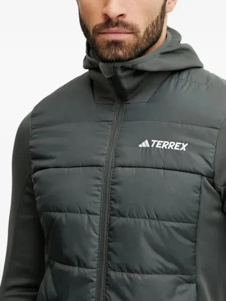 Кожени маратонки Adidas Terrex на райета с принт розово