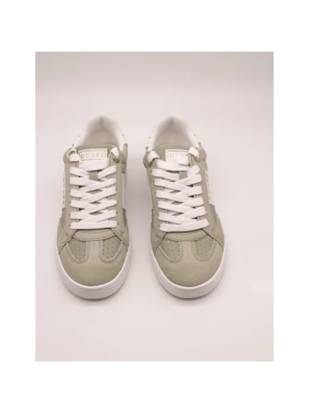Pantofi Guess din piele verde