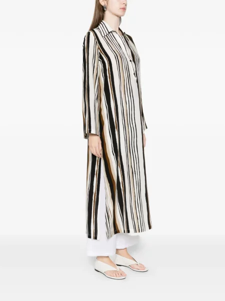Cu centură rochie Max Mara cu dungi