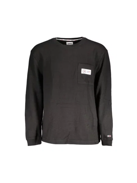 Sweter Tommy Hilfiger z długim rękawem czarny