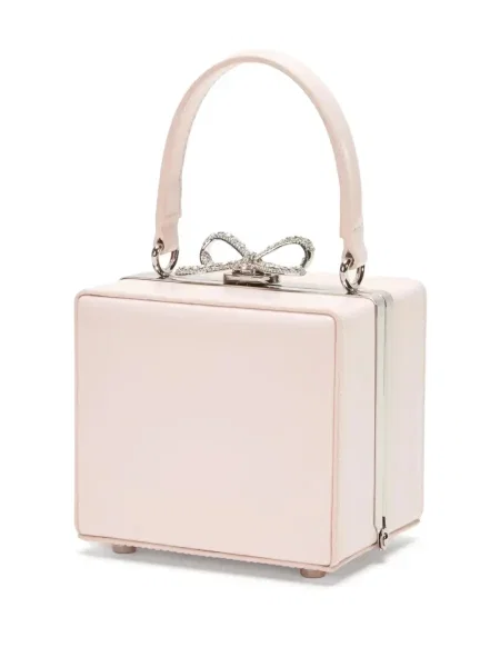 Geantă Self-portrait cu funde roz