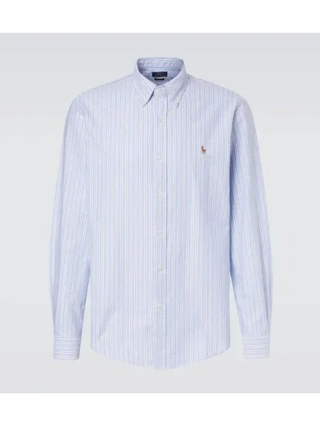 Pruhovaná košile Polo Ralph Lauren modrá