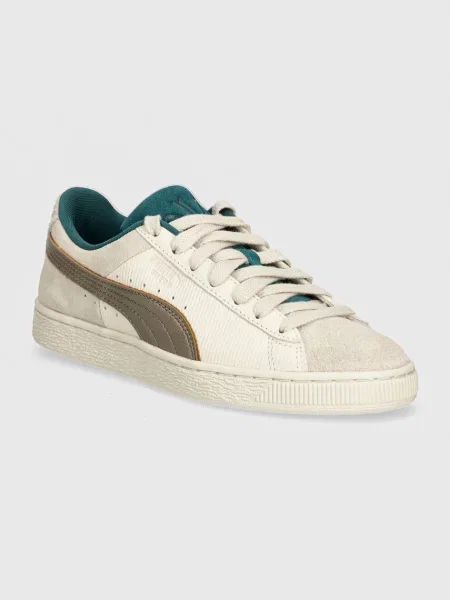 Велурени маратонки Puma Suede Play Paris сиво бяло