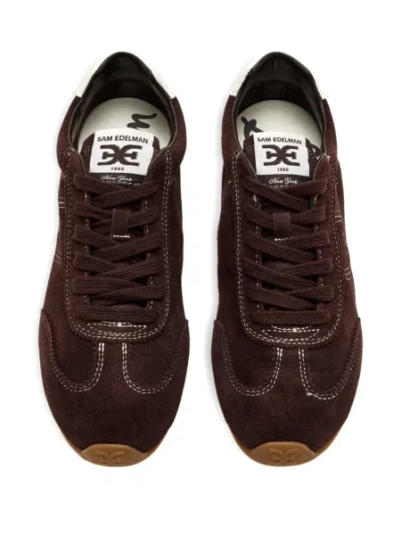 Semišové tenisky Sam Edelman hnědé