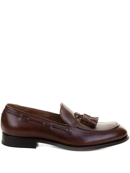 Pantofi loafer Fratelli Rossetti din piele maro