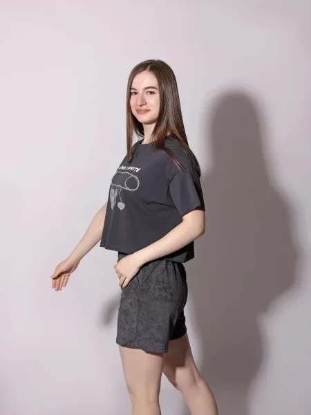 Футболка Andin серая