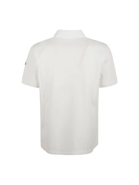 Koszulka polo Moncler z logo biała