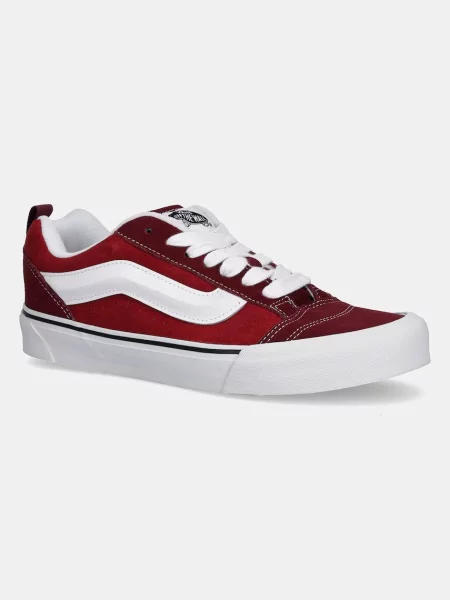 Велурени кецове Vans Knu Skool бордо