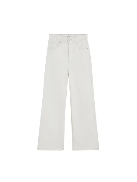 Scalpers Jeans murdar alb