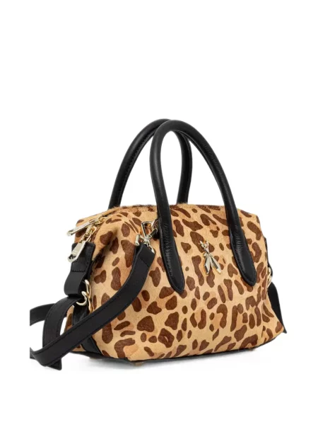 Geantă Patrizia Pepe cu imagine cu model leopard