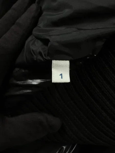 Geacă Moncler cu glugă negru