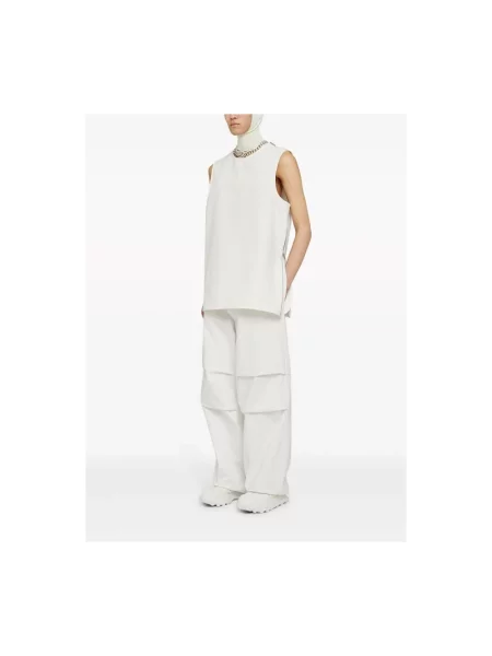 Spodnie Jil Sander białe
