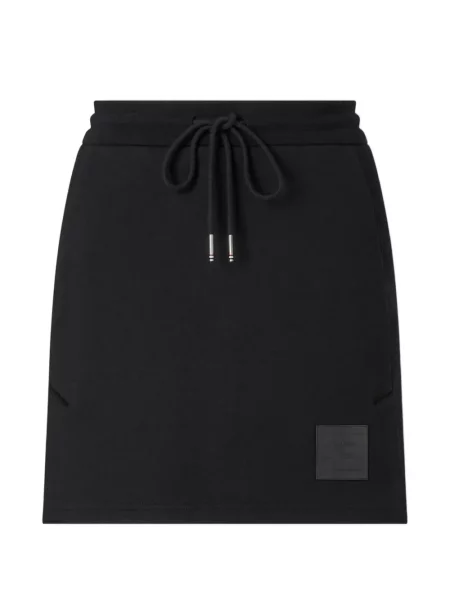 Fusta mini Thom Browne din jerseu clasică negru