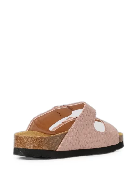 Sandale Woolrich din piele fără toc roz
