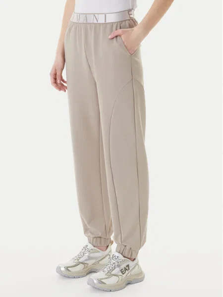 Emporio Armani Долнище анцуг бежов