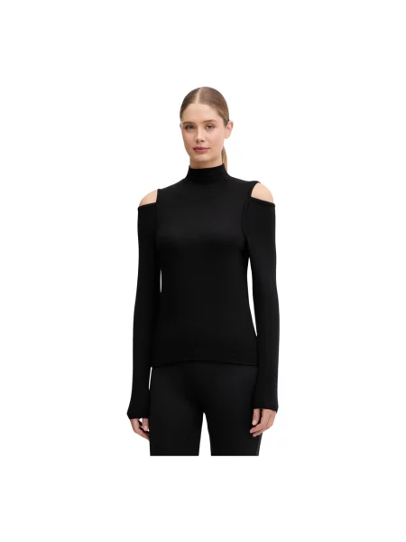 Sportalm longsleeve Afendita z półgolfem czarny