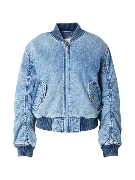 Levi's jachetă bomber din denim SCOUT WESTERN albastru