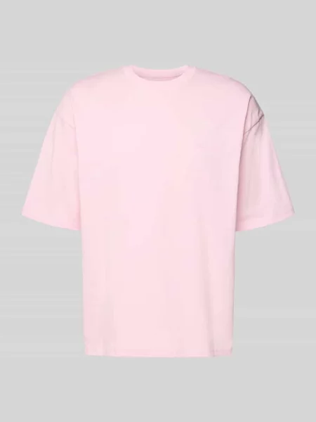 Oversized T-shirt z logo i okrągłym dekoltem Review