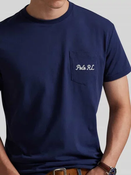 Polo Ralph Lauren Koszulki Mężczyzna L Society Baer T-Shirt niebieski
