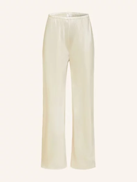 Almada Label Spodnie Satynowe Bias beige beżowe