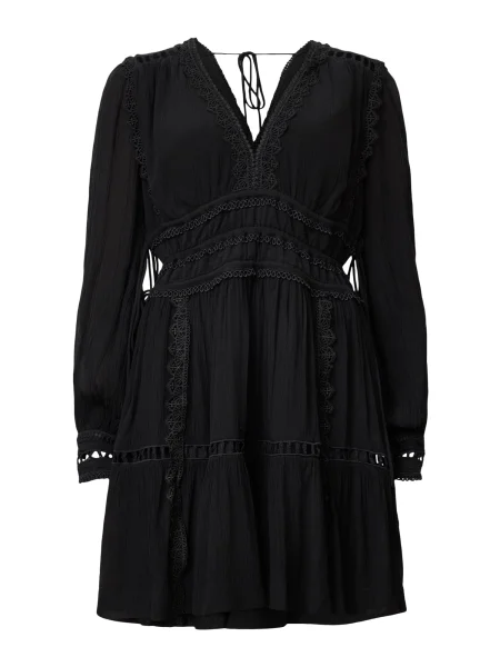 AllSaints rochie XANTHE mini evazată negru