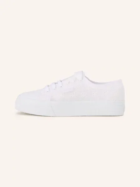 Superga Tenisky Flower Sangallo bílá