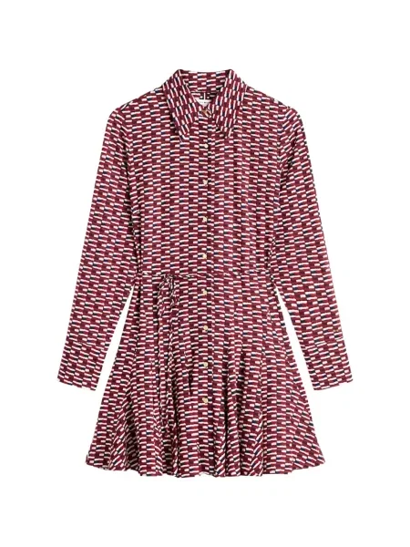 Rochie mini Tommy Hilfiger cu legături roșu
