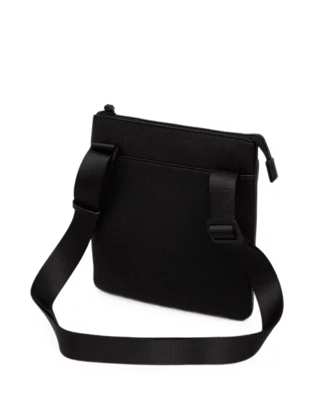 Crossbody torba Armani Exchange s autogramom crna