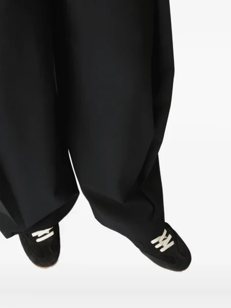 Sneakerși Axel Arigato cu șireturi din piele de căprioară negru