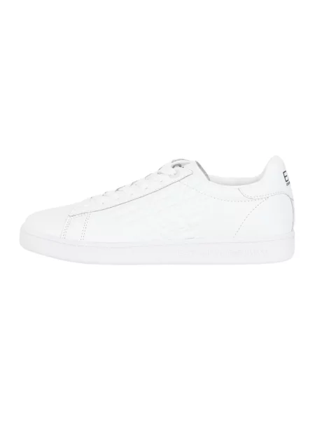 Sneakersy Emporio Armani Ea7 skórzane białe