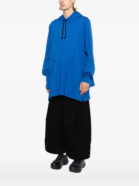 Mikina s kapucňou Comme Des Garçons Homme Plus modrá