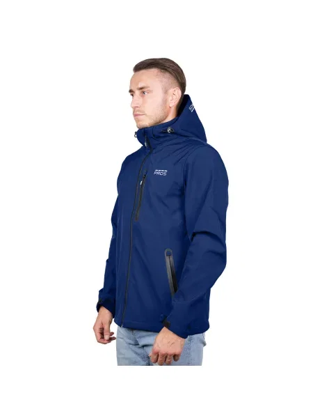Kurtka softshell Pros Sport SOFTGRIT niebieska