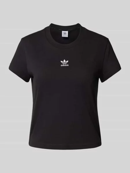 Adidas Originals Koszulka Kobiety jednolity S czarny