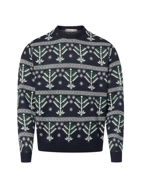 Only&Sons sweter z dzianiny Mężczyźni drobna dzianina S niebieski