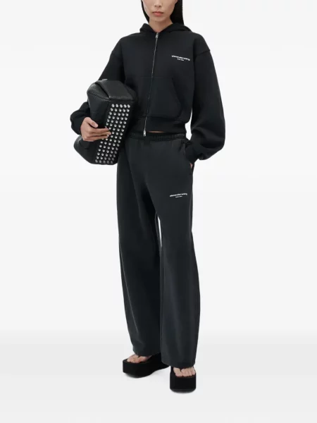 Αθλητικά παντελόνια Alexander Wang με σχέδιο μαύρο