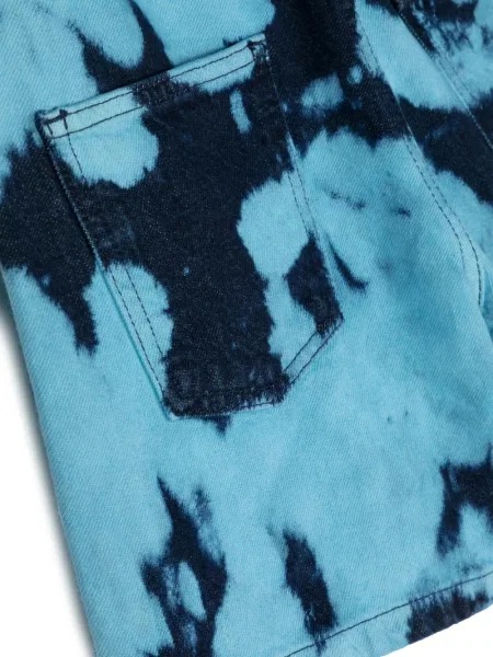 Szorty jeansowe dziecięce Msgm niebieskie