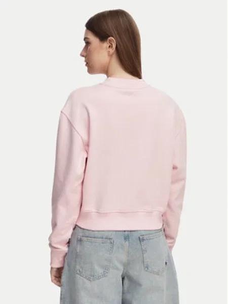 KARL LAGERFELD JEANS Mikina / bílá růžová