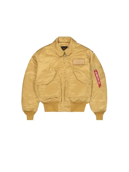 ALPHA INDUSTRIES Zimska jakna Heritage zlata rdeča