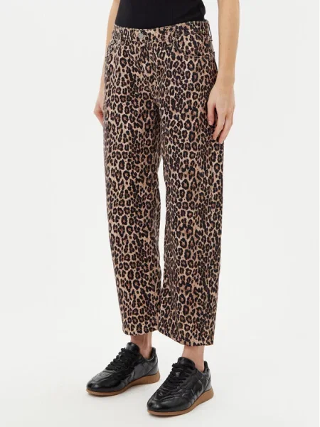 Jeans hlače Please rjava