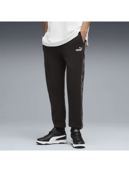 PUMA spodnie dresowe Essentials Camo Akcesoria S czarny