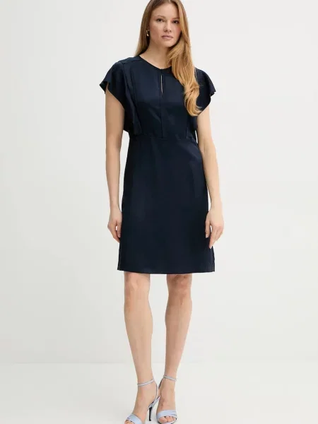 BOSS sukienka granatowy mini prosta