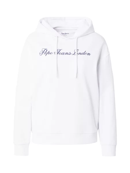 Geacă de blugi Pepe Jeans alb