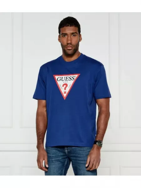 Guess Jeans Póló | Oversize fit kék
