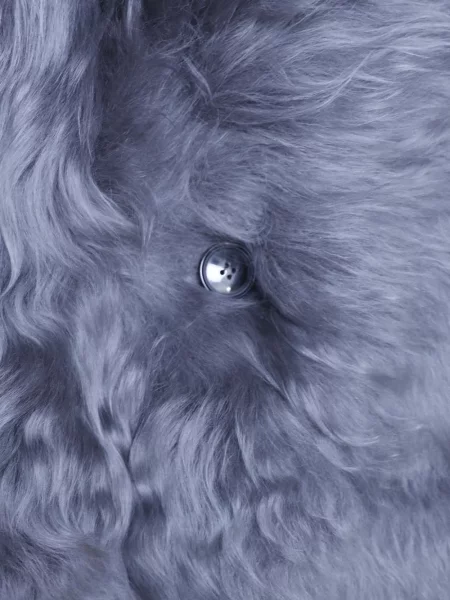 Kurtka z futerkiem Marni z futerkiem niebieska