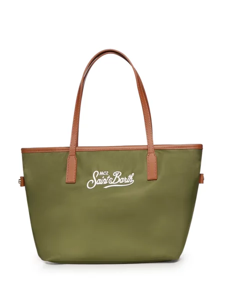 Geantă shopper Mc2 Saint Barth verde