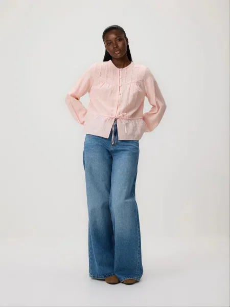 Reserved топ персиковий 