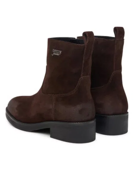 Tommy Jeans Bokacsizma Chelsea Boots Sötétbarna