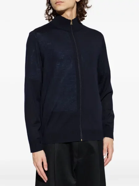 Cardigan Paul Smith de lână albastru