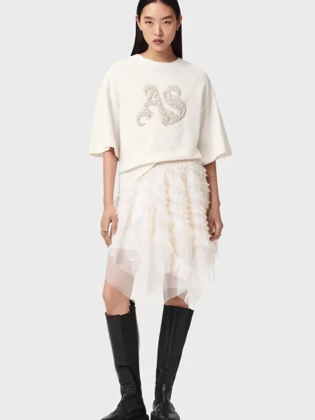 Футболка Allsaints біла