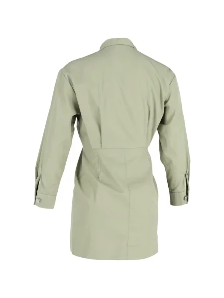 Rochie tip cămașă Sandro de costum verde
